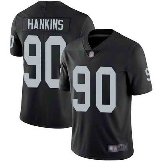 Nike Raiders 90 Johnathan Hankins Black Team Color Men Stitched NFL Vapor Untouchable Limited Jersey